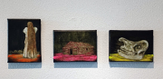Cause and Effect (triptych)Bleistift, Kohle und Öl auf Leinwand,  2025