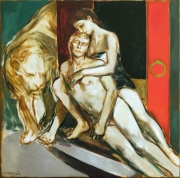 \"Adonis\"  Öl auf Leinwand  150 x 150 cm 2020