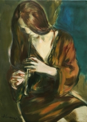 \"Euterpe\"  56 x 40 cm Öl auf Leinwand 2017