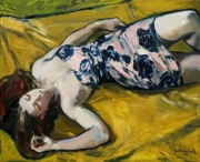 „Golden“  Öl auf Leinwand  90 x 110 cm 2017