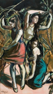 "Graces"  200 x 110 cm Öl auf Leinwand  2017