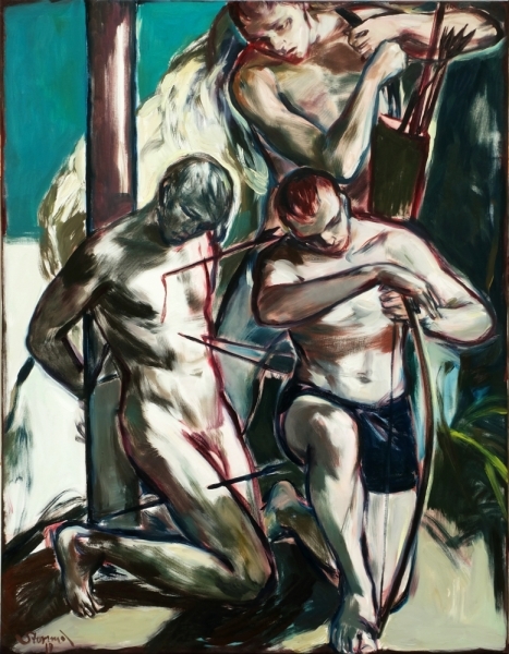 "Sebastian"  Öl auf  Leinwand 170 x 130 cm 2019