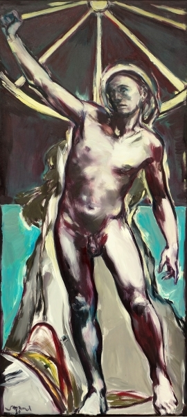 \"Helios\"  180 x 80 cm Öl auf Leinwand 2020