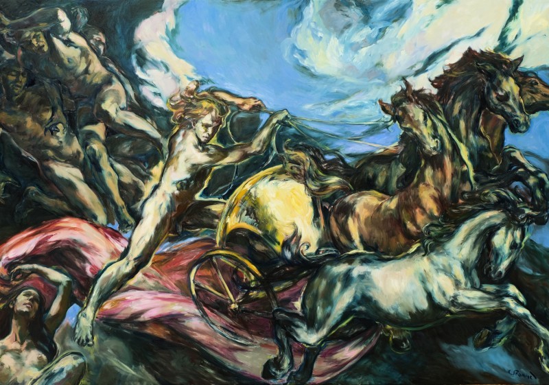 "Helios"  230 x 330 cm Öl auf Leinwand  2013