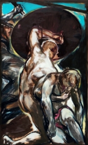 \"The Shield\"  185 x 110 cm Öl auf Leinwand 2021