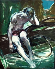 \"Daydreamer\"  140 x 110 cm Öl auf Leinwand 2021