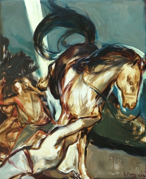 \"Paulus\"  Öl auf Leinwand  90 x 73 cm 2020