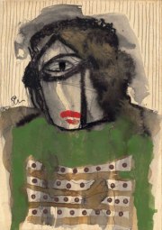 MASCH, The Half Truth, Aquarell und Buntstift auf Papier, 30 × 21 cm, 2026