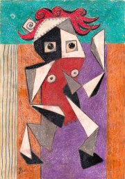KINETIK DOLL Buntstift auf Papier 30 x 21 cm 2026