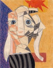 MODEL ON HOLIDAY Buntstift auf Papier 30 x 21 cm 2026