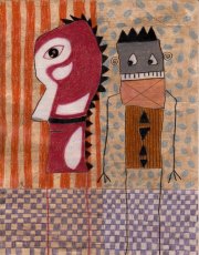 RIEN NE VA PLUS Buntstift auf Papier 30 x 21 cm 2026