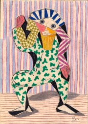 TEMPLE DANCE Buntstift auf Papier 30 x 21 cm 2026