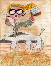THE SPIRIT OF IMAGINATION Buntstift auf Papier 30 x 21 cm 2026