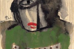 MASCH “The Half truth” Aquarell und Buntstift auf Papier 30 x 21 cm 2026