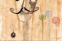 MASCH, El Gran Mago, Buntstift auf Papier, 30 × 21 cm, 2026