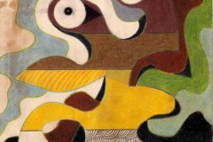 MASCH, FIGURE ENJOYS A SUNBATH, Buntstift auf Papier, 30 × 21 cm, 2026