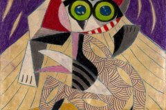 MASCH, Species in the Variety Show, Buntstift auf Papier, 30 × 21 cm, 2026 MASCH, Species in the Variety Show, Buntstift auf Papier, 30 × 21 cm, 2026