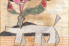 MASCH, TheSpirit of Imagination, Buntstift auf Papier, 30 × 21 cm, 2026. MASCH, TheSpirit of Imagination, Buntstift auf Papier, 30 × 21 cm, 2026.