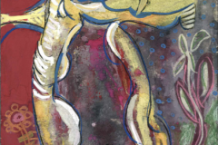 -Figure 17- Gouache, Pastel auf Papier 40 x 30 cm