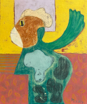 „The Objection“ Öl auf Leinwand / oil on canvas 60 x 50 cm 2024