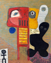 „The Game With The Uncertain“ Öl auf Leinwand / oil on canvas 120 x 100 cm 2024