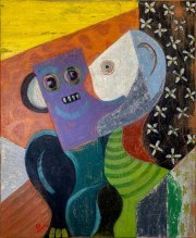 EXCHANGE OF IDEAS I oil on canvas I 60 x 80 cm 2025