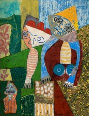 SUMMER LOVE,  Öl auf Leinwand, 120 x 100 cm, 2023