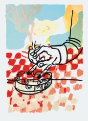 -o.T.- Farbseriegraphie 70 x 50 cm 2022