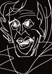 Kinski Farbserigraphie 26 x 19 cm 2022