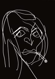 Kinski Farbserigraphie 26 x 19 cm 2022