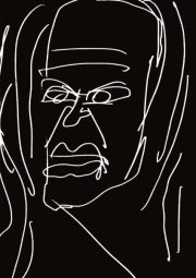 Kinski Farbserigraphie 26 x 19 cm 2022