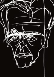 Kinski Farbserigraphie 26 x 19 cm 2022