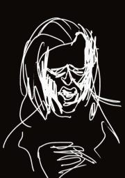 Kinski Farbserigraphie 26 x 19 cm 2022