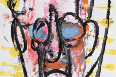 -ohne Titel- Acryl auf Papier 59,4 x 42 cm 2025
