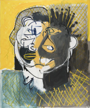 Max Giermann -Race- Acryl auf Leinwand 150 x 180 cm 2024