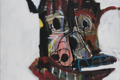 Max Giermann -ohne Titel- Acryl und Tinte auf Leinwand 180 x 150 cm 2025