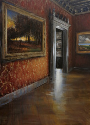 Dusk 50 x 70 cm oil on canvas / Öl auf Leinwand 2023