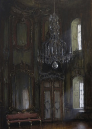 Guilded 50 x 70 cm Öl auf Leinwand 2022