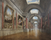 Grand Hall  100 x 80 cm Öl auf Leinwand 2021