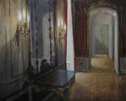 Shadows 80 x 100 cm Öl auf Leinwand 2021