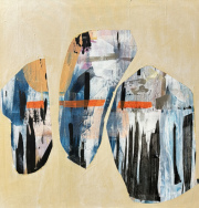 Hannah Jones  -Wide open Air-  Acryl auf Leinwand 70 x 70 cm 2023