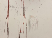 Peter Doherty „Going Back Up“ Mixed Media auf Leinwand 61 x 80 cm 2017/2018