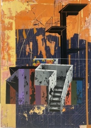 Juan Miguel Pozo "Panamericana" 140 x 100 cm Öl auf Leinwand 2020