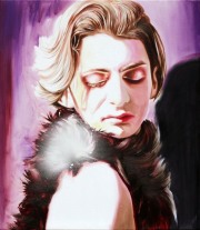 Anna Borowy "EisteilchenII"  Öl auf Leinwand 80 x 70 cm 2018