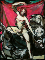 „Kirke“  Öl auf Leinwand 180 x 135 cm 2022