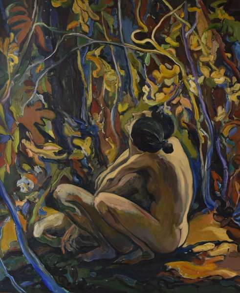 "Together"   Öl auf Leinwand 150 x 130 cm 2020