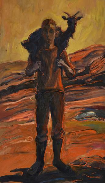 "The Shepherd"  Öl auf Leinwand 120 x 90 cm 2019