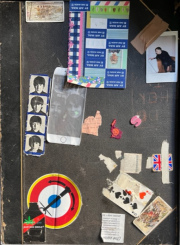 PETER DOHERTY „Notebook Cover“ mixed media on paper 44 x 33 cm 2019