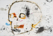 PETER DOHERTY „Always Succumb“ Mixed Media auf Leinwand / mixed media on canvas 27,2 x 41,2 cm 2017 / 2018