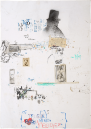 PETER DOHERTY     „True Hearts and Minds“    Mixed Media auf Papier / mixed media on paper     100 x 70 cm    o. A. / n/s